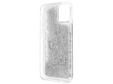 Guess GUHCP12LLG4GSI iPhone 12 Pro Max 6.7" silver/silver hardcase 4G Big Liquid Glitter Guess GUHCP12LLG4GSI iPhone 12 Pro Max 6.7" silver/silver hardcase 4G Big Liquid Glitter