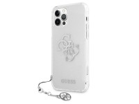 Funda rígida transparente Guess GUHCP12LKS4GSI para iPhone 12 Pro Max de 6,7" (4G) con diseño de dij Funda rígida transparente Guess GUHCP12LKS4GSI para iPhone 12 Pro Max de 6,7" (4G) con diseño de dij