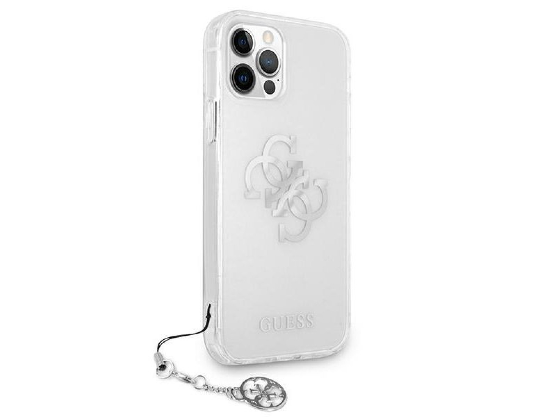Funda rígida transparente Guess GUHCP12LKS4GSI para iPhone 12 Pro Max de 6,7