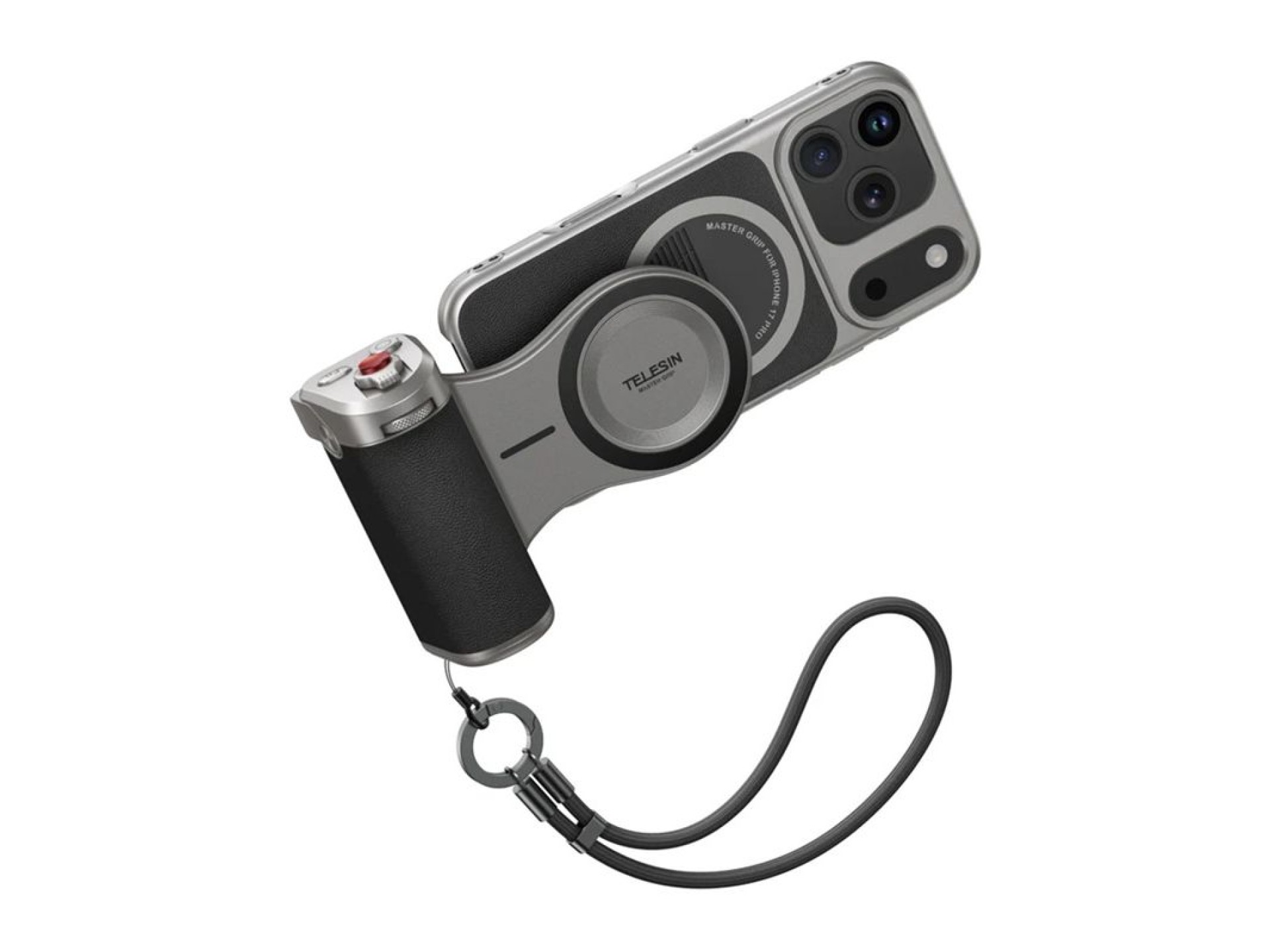Suporte Master Grip para iPhone 17 Pro Max – Power Bank