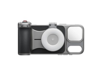 Suporte Master Grip para iPhone 17 Pro � Kit completo: Luz + Filtro