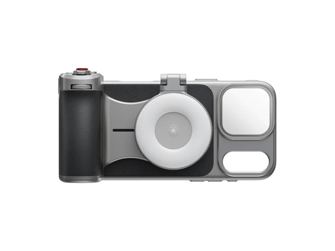 Suporte Master Grip para iPhone 17 Pro – Kit completo: Luz + Filtro