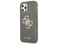 Guess GUHCP12LPCUGL4GBK iPhone 12 Pro Max 6.7" black/black hard case Glitter 4G Big Logo Guess GUHCP12LPCUGL4GBK iPhone 12 Pro Max 6.7" black/black hard case Glitter 4G Big Logo