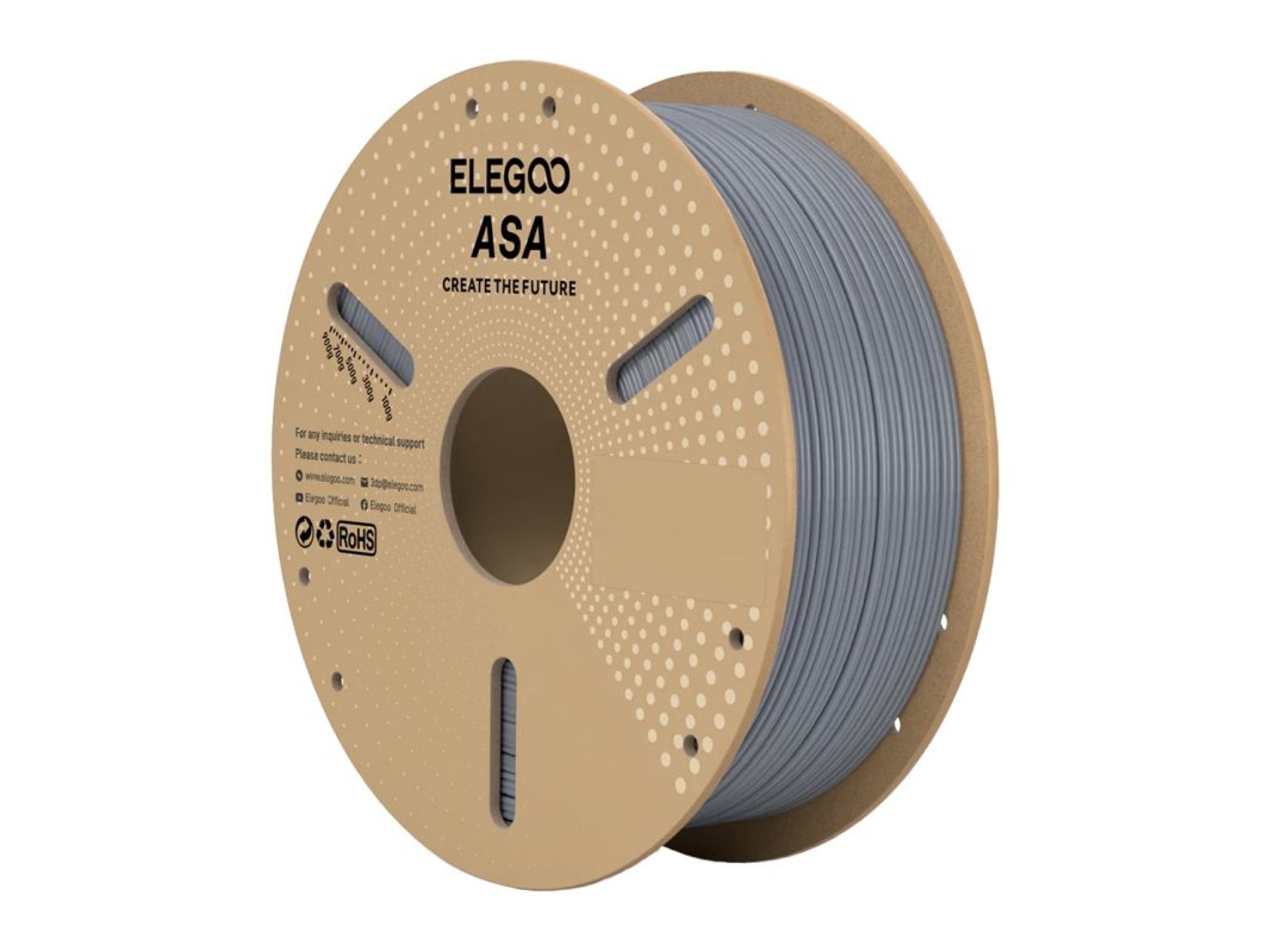 Filamento ELEGOO ASA (gris)