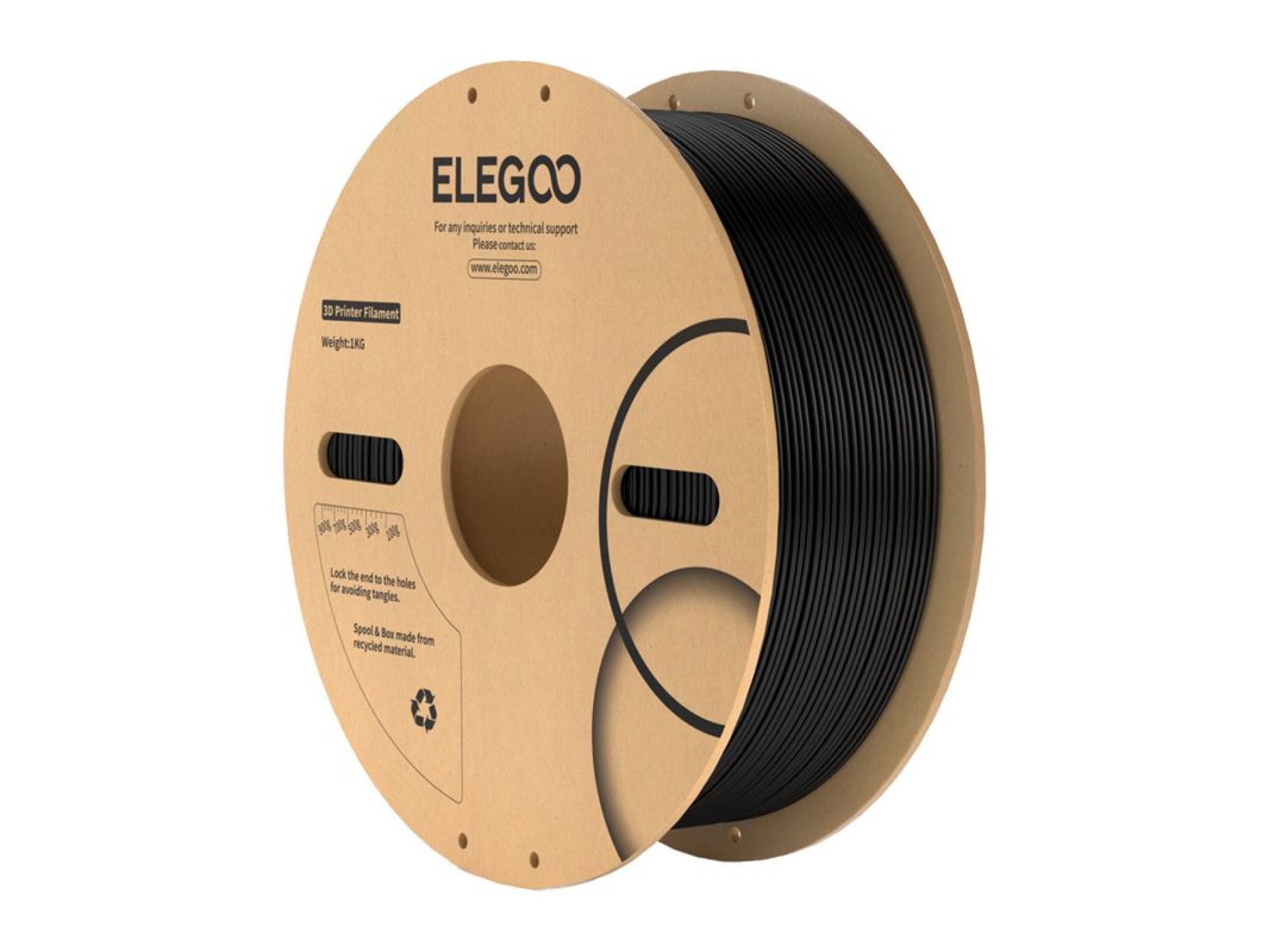 Filamento ABS ELEGOO (preto)