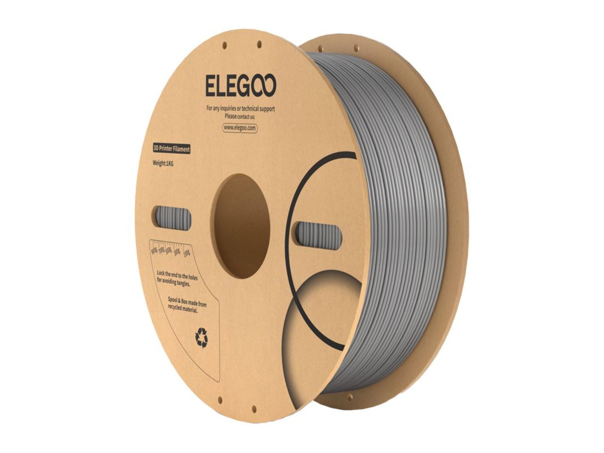 Filamento ABS ELEGOO (cinza)