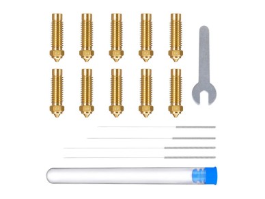 Conjunto de bicos de lat�o ELEGOO Neptune 4 Plus / 4 Max (0,4 mm x4, 0,6 mm x2, 0,8 mm x2, 1,0 mm x2