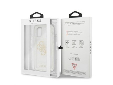 Guess GUHCP12LPCUGL4GTR iPhone 12 Pro Max 6.7" transparent hard case Glitter 4G Big Logo Guess GUHCP12LPCUGL4GTR iPhone 12 Pro Max 6.7" transparent hard case Glitter 4G Big Logo