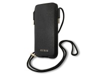 Bolsa Guess GUHCP12MSAPSBK 6.1" preta/preta Saffiano Bolsa Guess GUHCP12MSAPSBK 6.1" preta/preta Saffiano