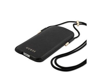 Bolso Guess GUHCP12MSAPSBK de 6,1" negro/negro Saffiano Bolso Guess GUHCP12MSAPSBK de 6,1" negro/negro Saffiano