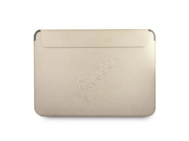 Guess Saffiano Script case for a 13" laptop - gold Guess Saffiano Script case for a 13" laptop - gold