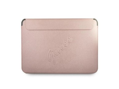 Guess Saffiano Script cover for a 13" laptop - pink Guess Saffiano Script cover for a 13" laptop - pink