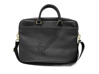 Bolsa Guess Saffiano Script para laptop de 16" - preta Bolsa Guess Saffiano Script para laptop de 16" - preta