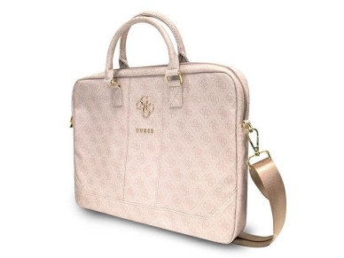Guess 4G Big Logo bag for a 16'' laptop - pink Guess 4G Big Logo bag for a 16'' laptop - pink