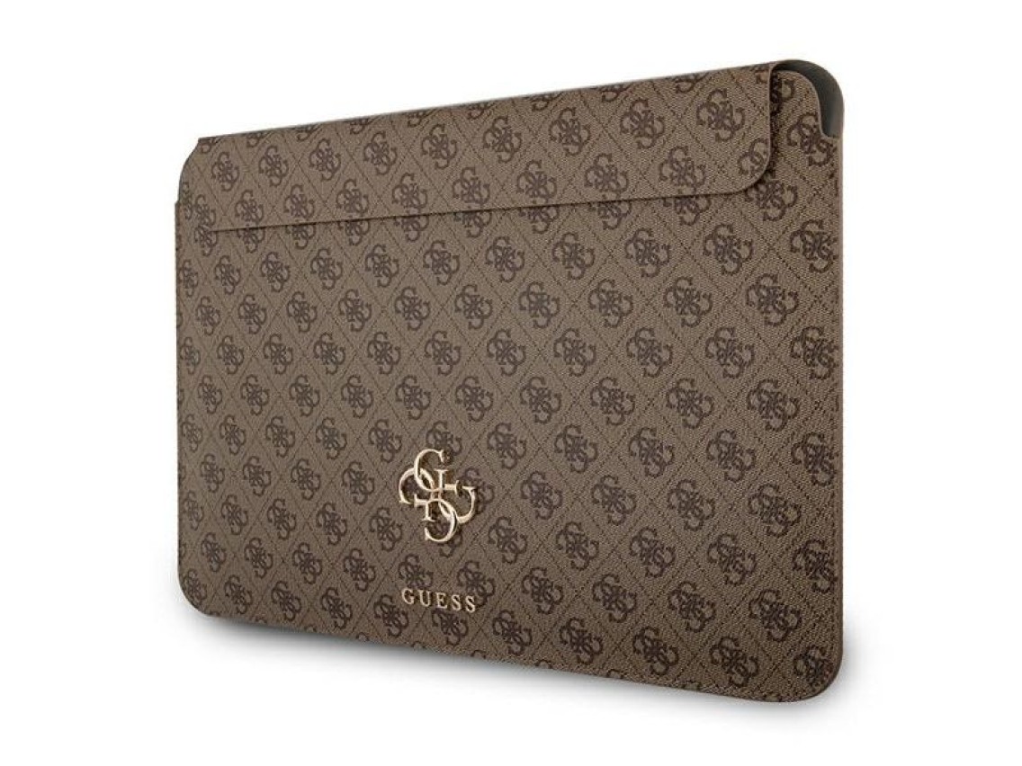 Guess 4G Big Logo case for a 13" laptop - brown