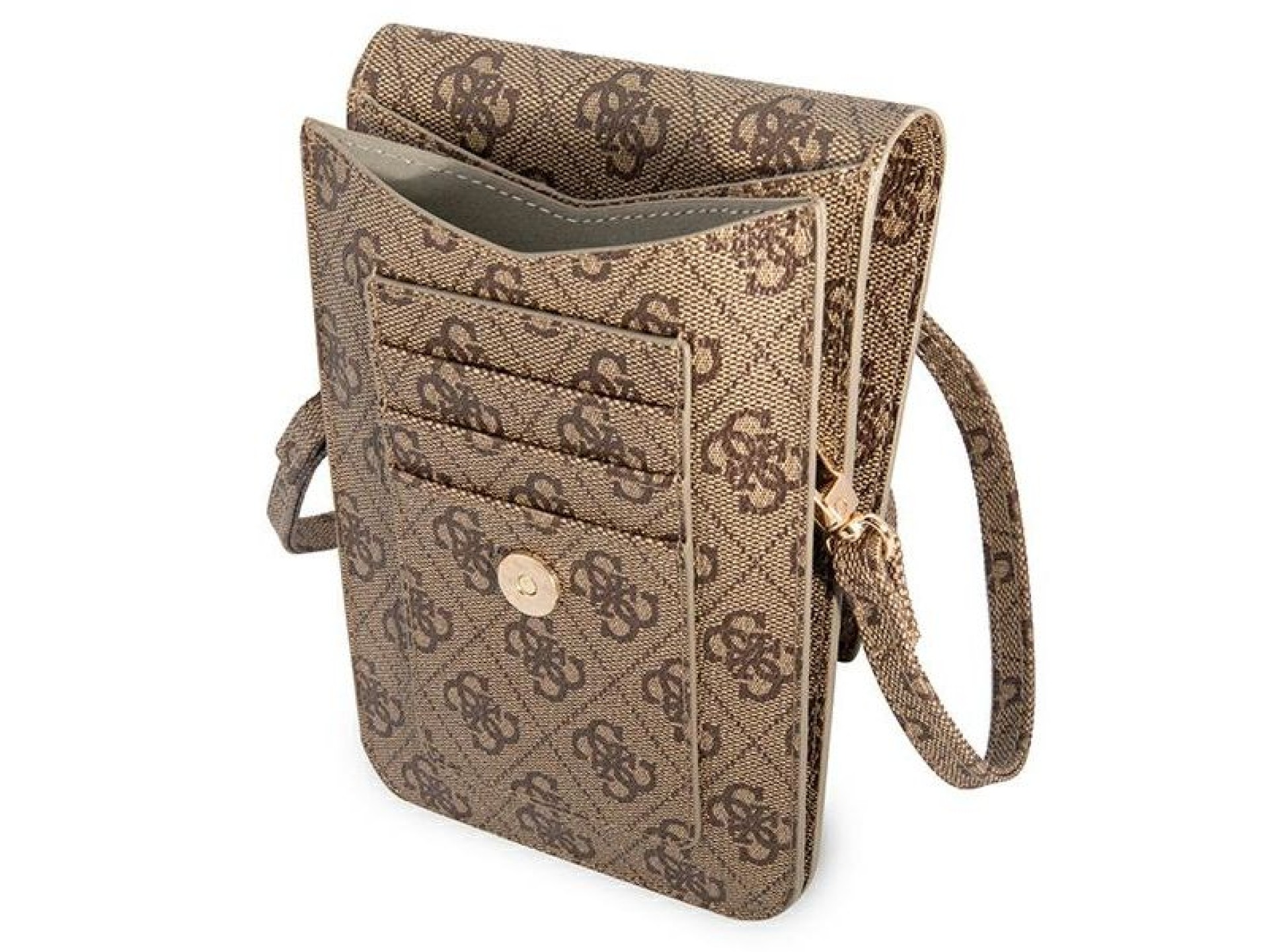 Guess Handbag GUWBG4GFBR brown /brown 4G Big Logo