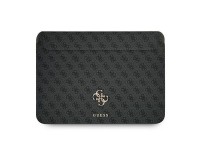 Capa Guess 4G com logo grande para laptop de 13" - cinza