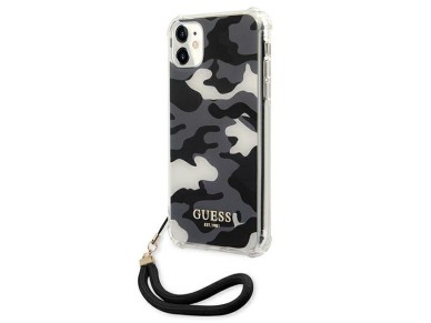 Guess GUHCN61KSARBK iPhone 11 6.1" / Xr black/black hardcase Camo Collection Guess GUHCN61KSARBK iPhone 11 6.1" / Xr black/black hardcase Camo Collection