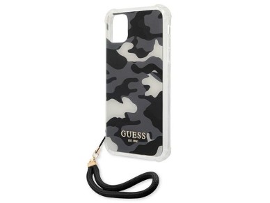 Guess GUHCN61KSARBK iPhone 11 6.1" / Xr black/black hardcase Camo Collection Guess GUHCN61KSARBK iPhone 11 6.1" / Xr black/black hardcase Camo Collection