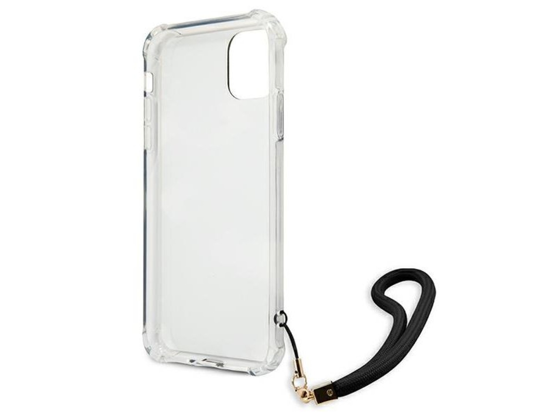 Capa rígida preta/preta Guess GUHCN61KSARBK para iPhone 11 6.1