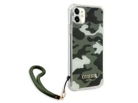 Guess GUHCN61KSARKA iPhone 11 6.1" / Xr verde/cáqui capa rígida Camo Collection Guess GUHCN61KSARKA iPhone 11 6.1" / Xr verde/cáqui capa rígida Camo Collection