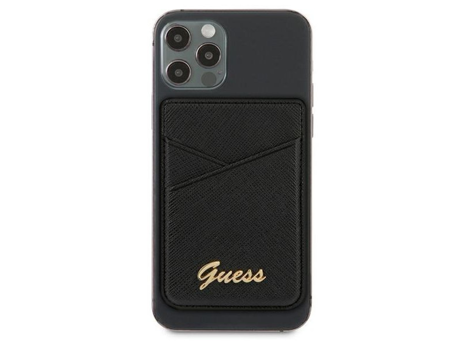 Cartera Guess Saffiano MagSafe - Negra