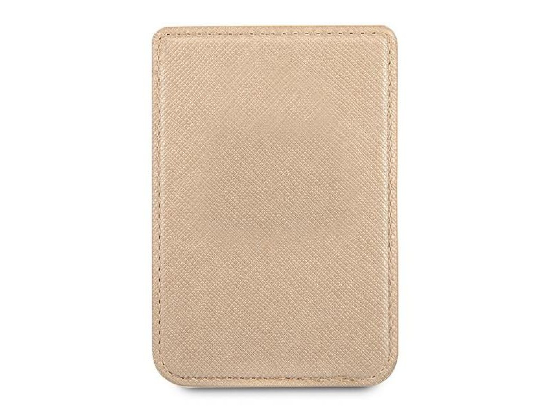 Porta-cartões Guess Wallet GUWMSSASLGO MagSafe Saffiano dourado/dourado