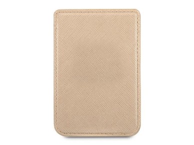 Porta-cart�es Guess Wallet GUWMSSASLGO MagSafe Saffiano dourado/dourado