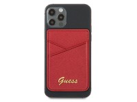 Carteira Guess com compartimento para cartões GUWMSSASLRE MagSafe Saffiano vermelha/vermelha Carteira Guess com compartimento para cartões GUWMSSASLRE MagSafe Saffiano vermelha/vermelha