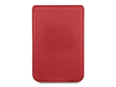 Carteira Guess com compartimento para cart�es GUWMSSASLRE MagSafe Saffiano vermelha/vermelha