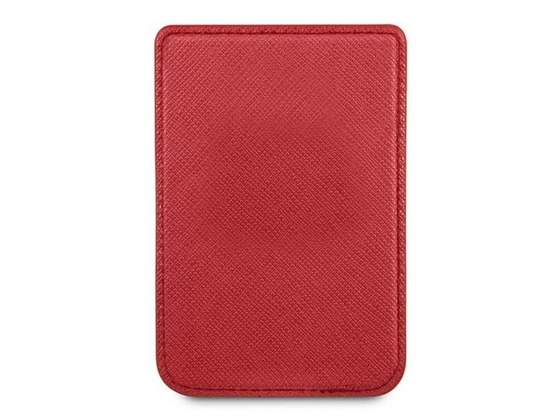 Carteira Guess com compartimento para cartões GUWMSSASLRE MagSafe Saffiano vermelha/vermelha