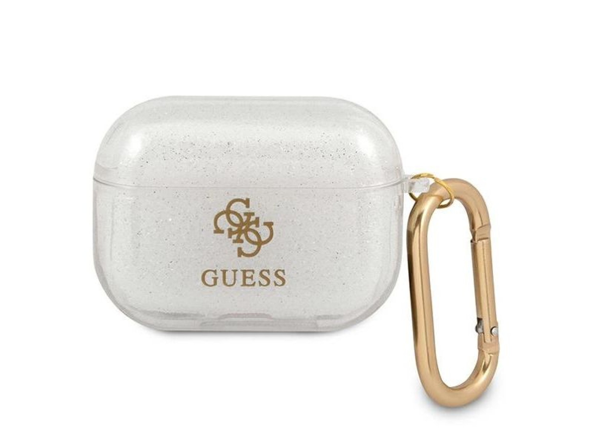 Capa transparente com glitter Guess GUAPUCG4GT para AirPods Pro