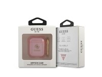 Capa para AirPods Guess GUA2UCG4GP rosa/coleção glitter rosa Capa para AirPods Guess GUA2UCG4GP rosa/coleção glitter rosa