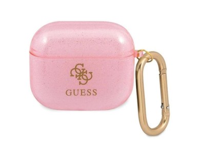 Guess GUA3UCG4GP AirPods 3 cover pink/pink Glitter Collection Guess GUA3UCG4GP AirPods 3 cover pink/pink Glitter Collection