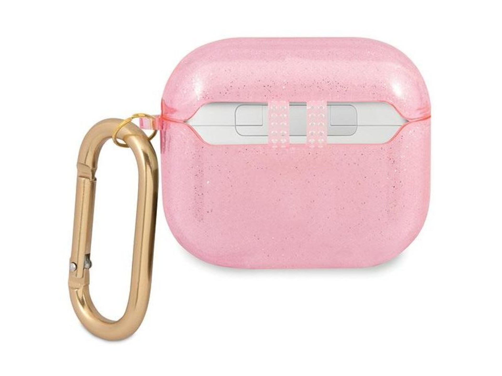 Capa para AirPods 3 Guess GUA3UCG4GP rosa/coleção glitter rosa