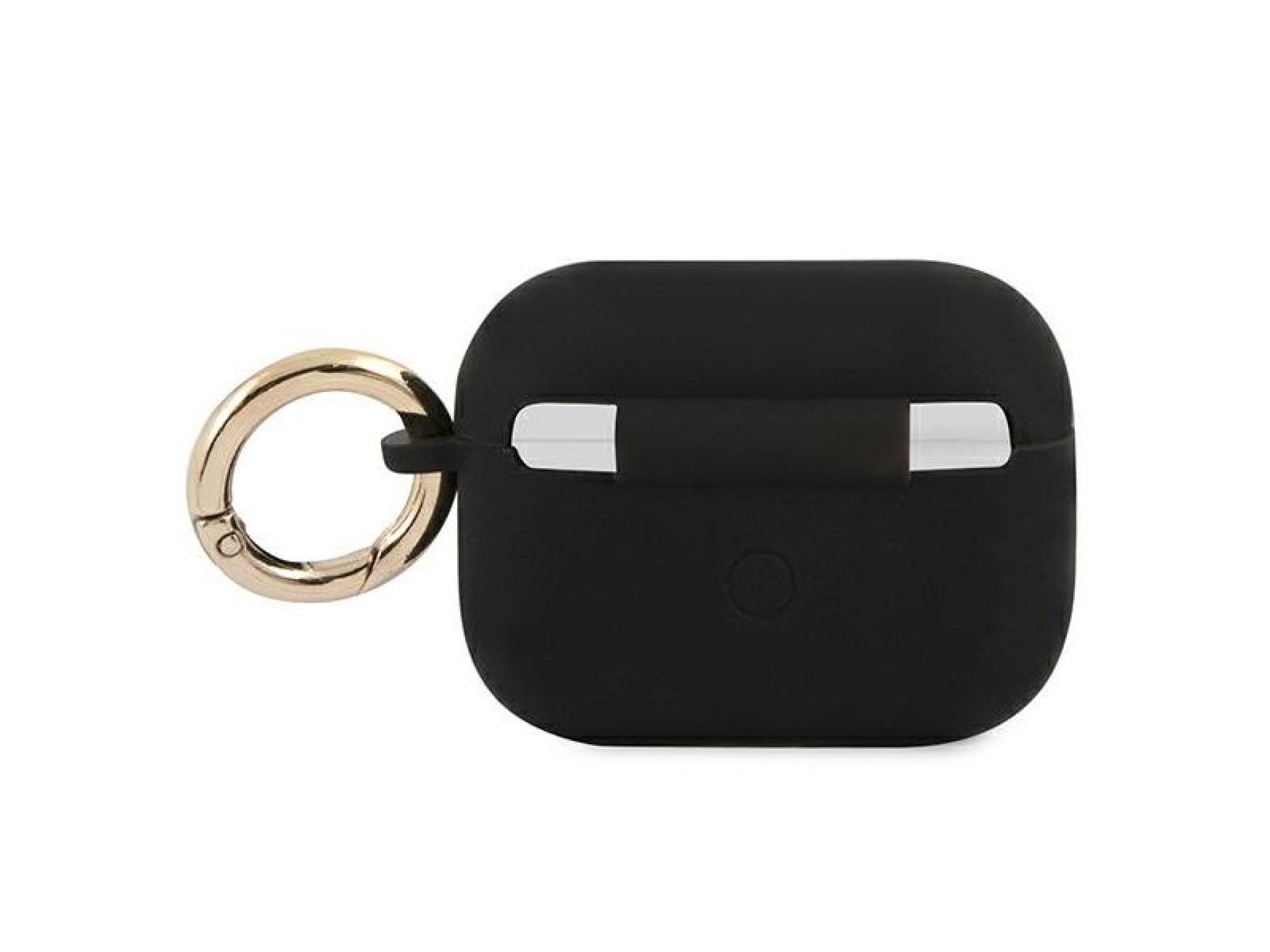 Guess GUAPSSSK AirPods Pro cover black/black Silicone Vintage Script