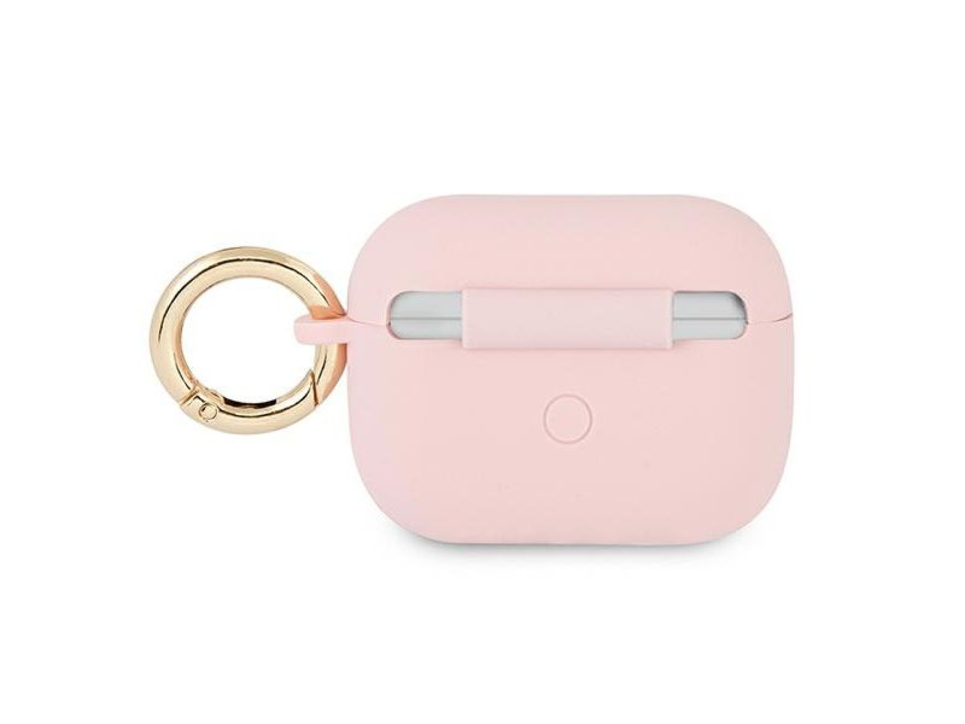 Guess GUAPSSSI AirPods Pro cover pink/pink Silicone Vintage Script