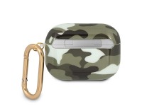 Capa Guess GUAPUCAMA para AirPods Pro, coleção Camuflada verde/cáqui Capa Guess GUAPUCAMA para AirPods Pro, coleção Camuflada verde/cáqui