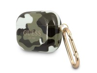 Capa Guess GUAPUCAMA para AirPods Pro, coleção Camuflada verde/cáqui Capa Guess GUAPUCAMA para AirPods Pro, coleção Camuflada verde/cáqui