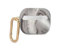 Capa para AirPods 3 Guess GUA3UNMK, coleção mármore preto/preto Capa para AirPods 3 Guess GUA3UNMK, coleção mármore preto/preto