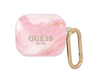 Guess GUA3UNMP AirPods 3 cover pink/pink Marble Collection