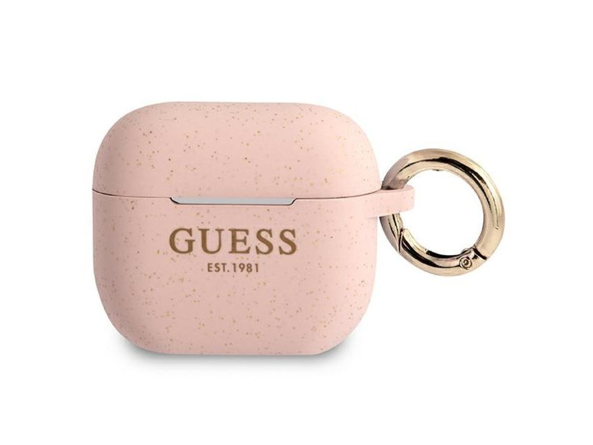 Guess GUA3SGGEP AirPods 3 cover pink/pink Silicone Glitter