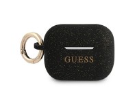 Capa de silicone com glitter da Guess para AirPods Pro - Preta