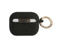 Capa de silicone com glitter da Guess para AirPods Pro - Preta Capa de silicone com glitter da Guess para AirPods Pro - Preta