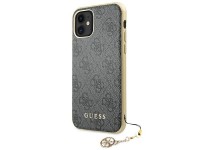 Guess GUHCN61GF4GGR iPhone 11 6.1" / Xr grey/gray hard case 4G Charms Collection Guess GUHCN61GF4GGR iPhone 11 6.1" / Xr grey/gray hard case 4G Charms Collection