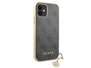 Guess GUHCN61GF4GGR iPhone 11 6.1" / Xr grey/gray hard case 4G Charms Collection Guess GUHCN61GF4GGR iPhone 11 6.1" / Xr grey/gray hard case 4G Charms Collection
