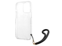 Funda r�gida Guess GUHCP13LKCABBK para iPhone 13 Pro / 13 de 6,1" en color negro/negro, con correa d