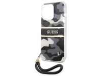 Guess GUHCP13XKCABBK iPhone 13 Pro Max 6.7" black/black hardcase Camo Strap Collection