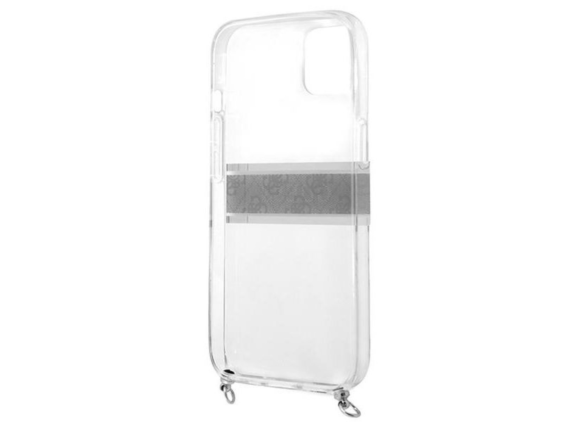Capa rígida transparente Guess GUHCP13SKC4GBSI para iPhone 13 mini 5.4