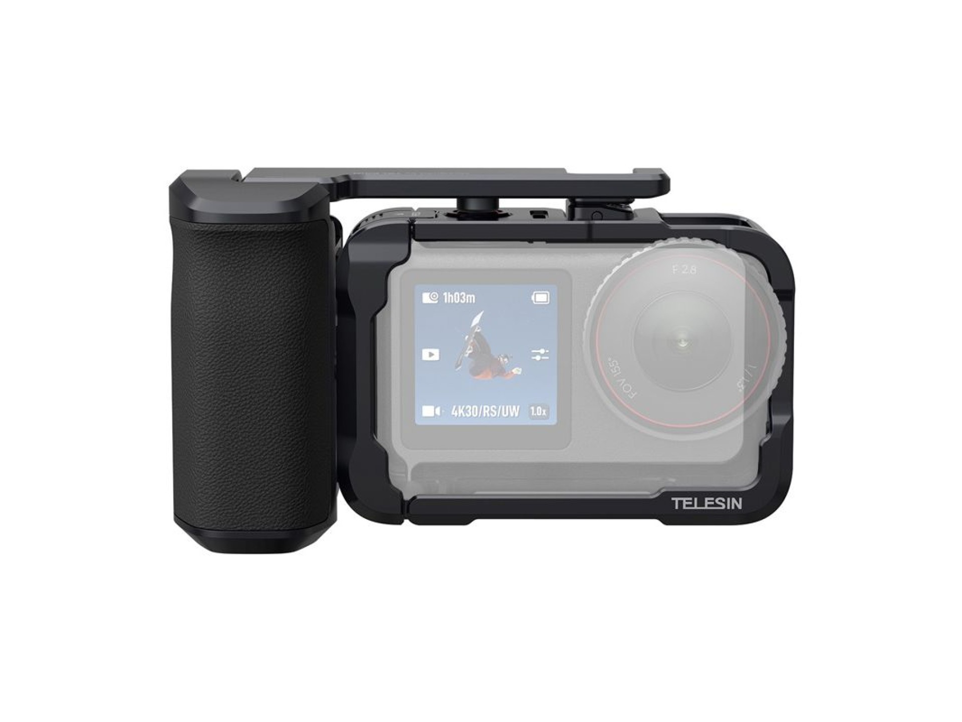 Estuche protector Telesin con asa para DJI Osmo Action 6